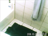 Spy cam filmed my aunty taking shower in the bathroom
